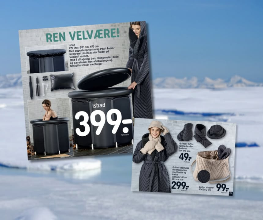 Rema1000 Gærumvej inviterer til vinterbadning med nye tilbud