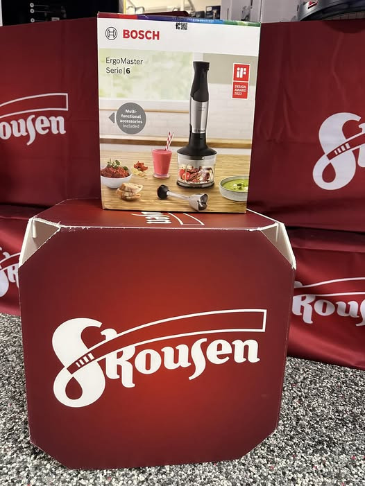 Skousen Nørresundby tilbyder kunder at vinde en Bosch stavblender i uge 49