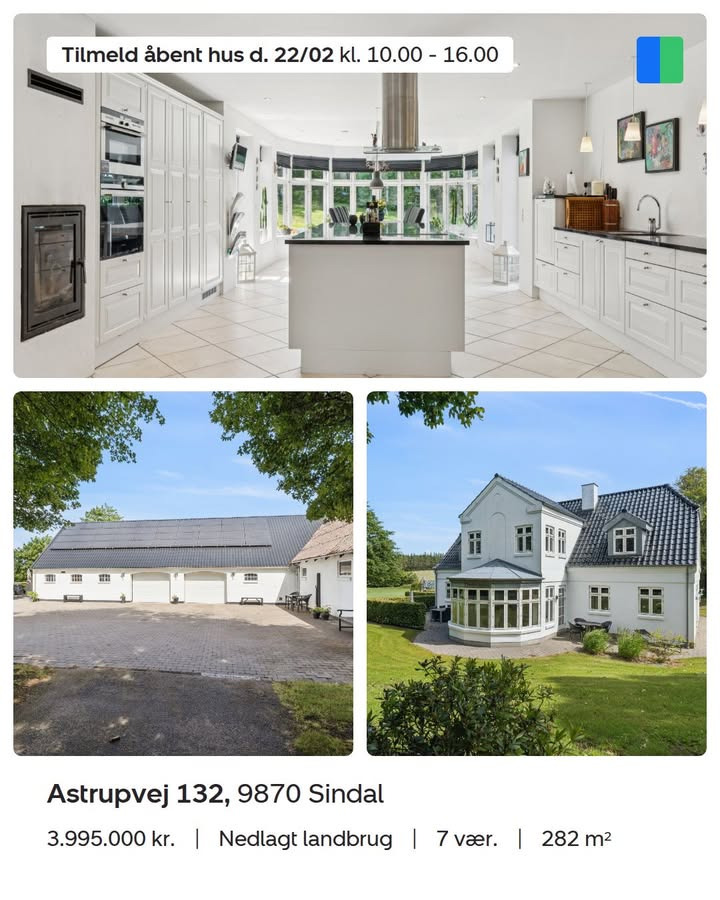 Nybolig Hjørring v/Morten Hove inviterer til åbent hus på imponerende ejendom i Hjørring