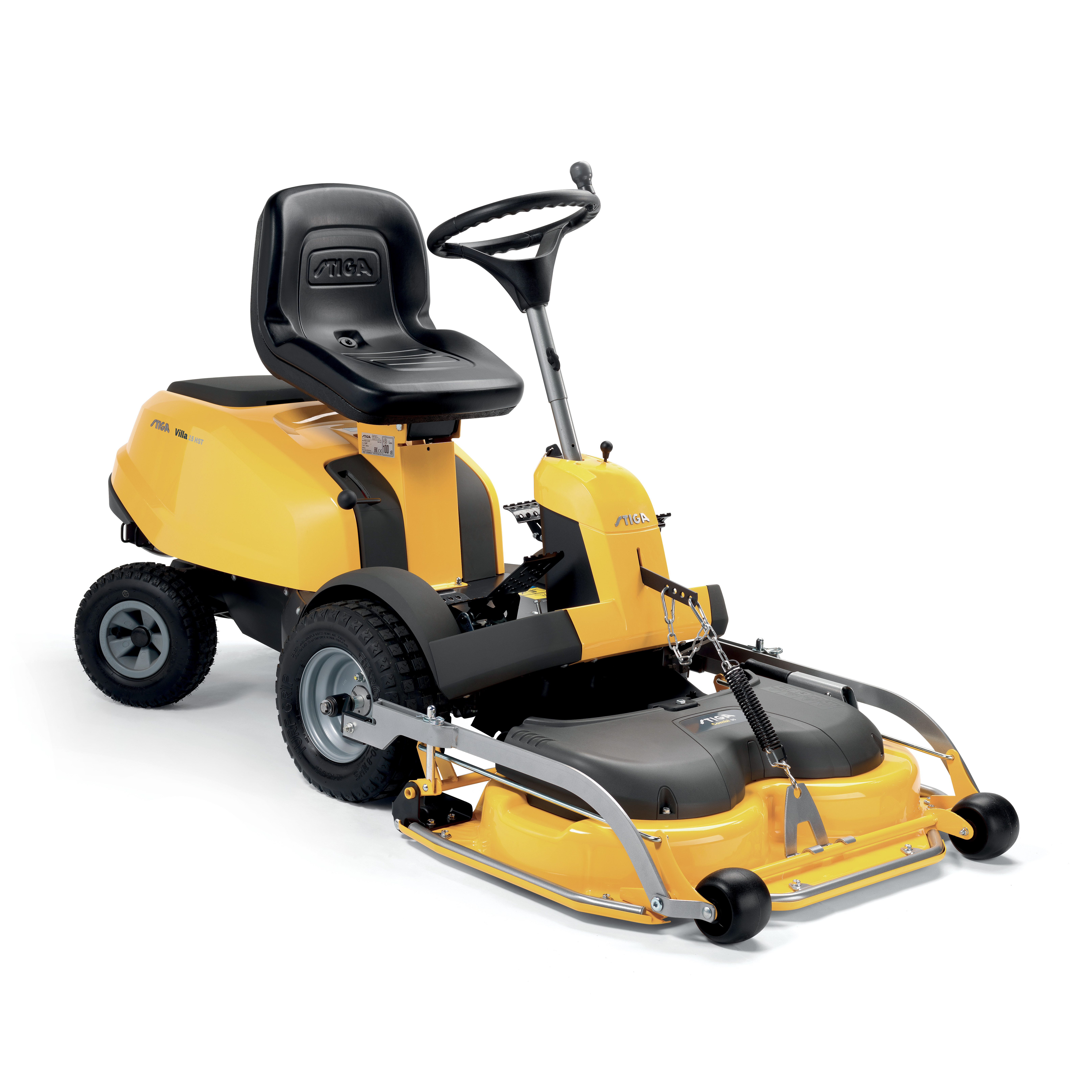 Tilbud på den oplagte havetraktor: Stiga Villa 15 HST Frontrider på tilbud hos Horsens Havepark!