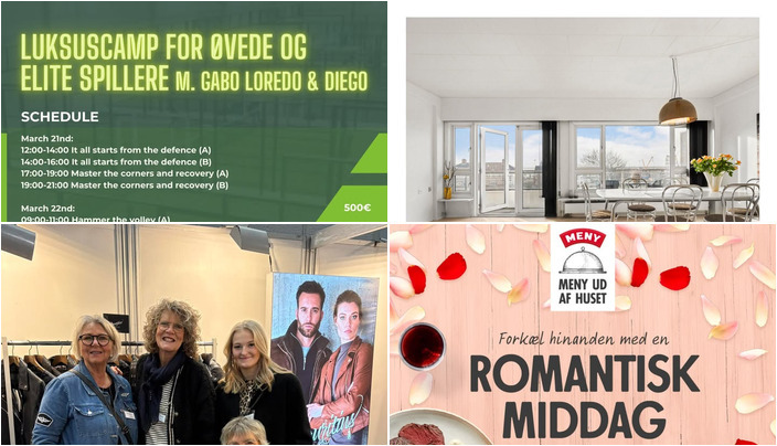 Nyt fra MENY HJERTING, Padel Court Esbjerg, ROSENGREEN og 1 anden