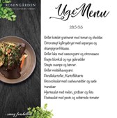 Rosengårdens Gårdbutik præsenterer ny ugemenu til afhentning