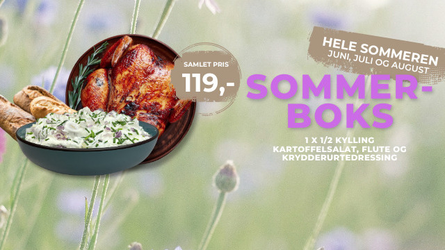 Fristende sommerboks fra Kylling & Co til tilbudspris
