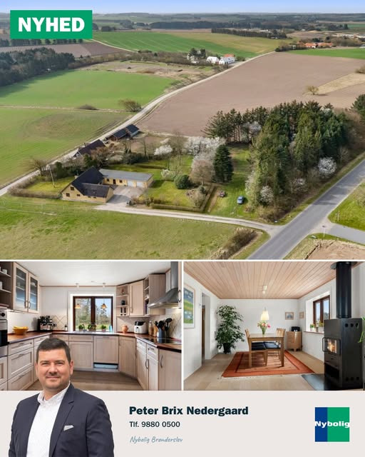 Nybolig Brønderslev & Vrå præsenterer moderniseret landbolig tæt på naturen i Løkken