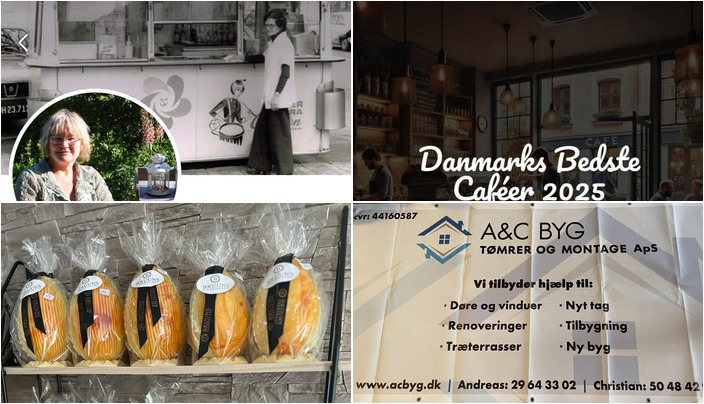 Nyt fra A&C BYG - TØMRER OG MONTAGE Aps, Café Tidslös, Bruuns Chokolade og 1 anden