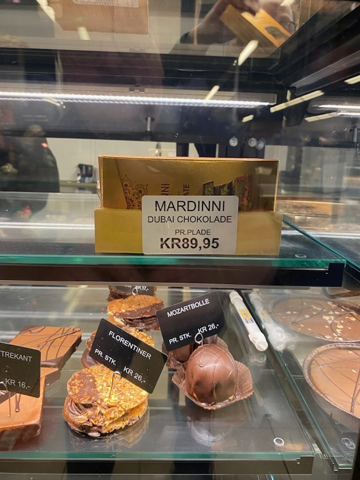 Meny Als introducerer Dubai chokolade til sortimentet