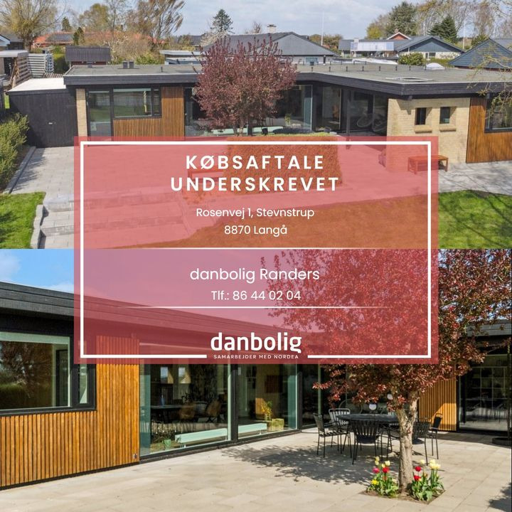 Købsaftale underskrevet for Rosenvej 1, Stevnstrup af DANBOLIG RANDERS