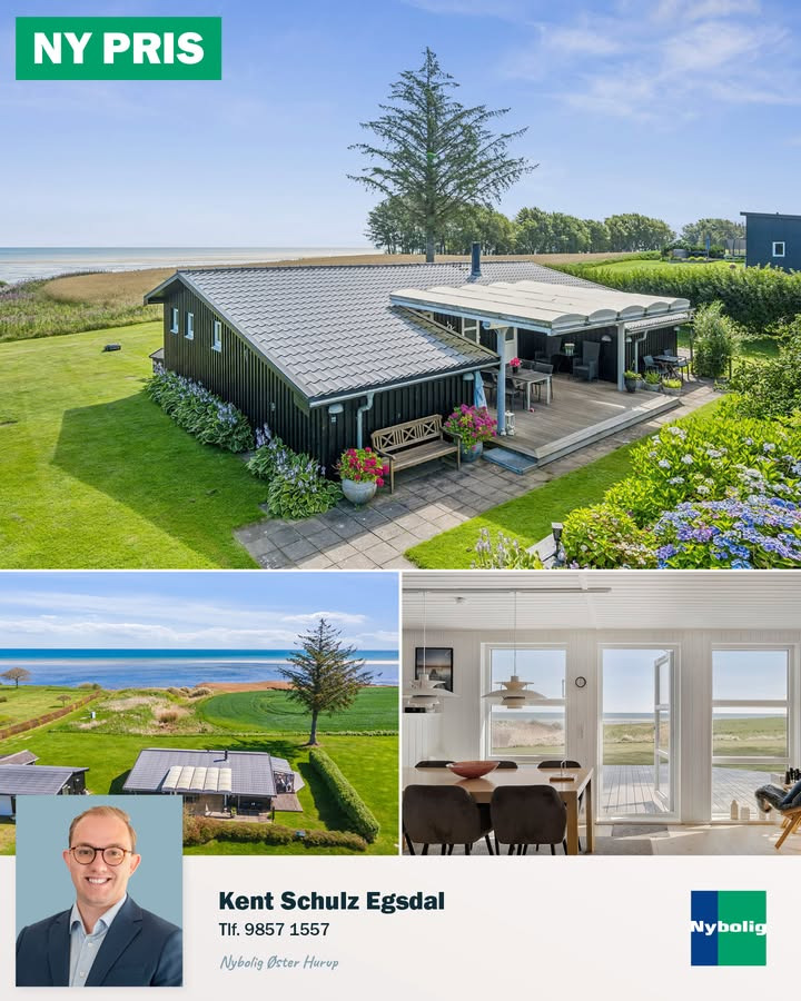 Nybolig Hadsund præsenterer eksklusivt fritidshus med havudsigt, nedsat med 300.000 kr.