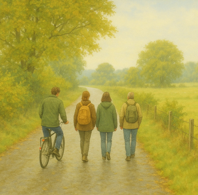 Hyggelig eftermiddag i naturen med gå- og cykelture i Simmersted