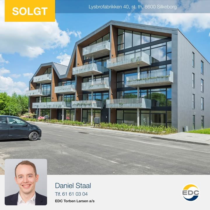 EDC Torben Larsen sælger bolig på Lysbrofabrikken i Silkeborg