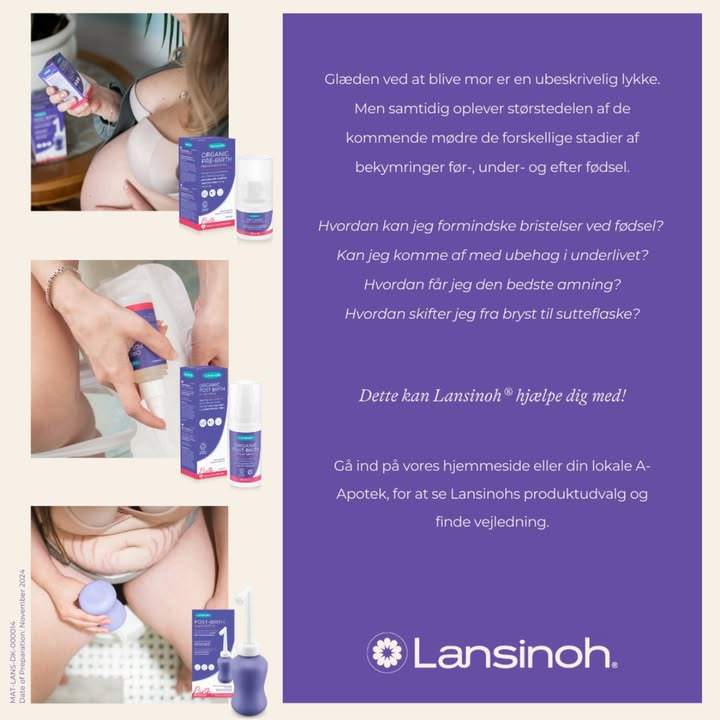Ikast Apotek guider gravide og nybagte mødre med Lansinoh produkter