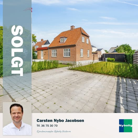 Nybolig Hvidovre - Alexander Holm ApS sælger villa på Klovborgvej 12