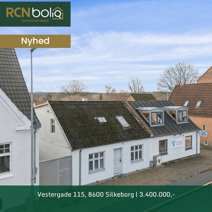 Nyhed fra RCN Bolig Silkeborg: byhus i Silkeborg midtby med sjæl og garage