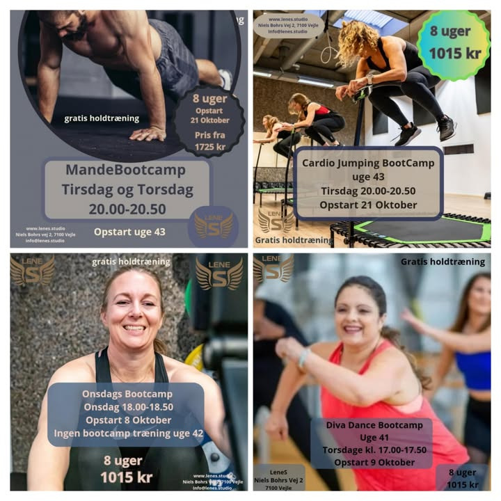 Tilmeld dig LeneS' Bootcamps: Nye hold starter i oktober