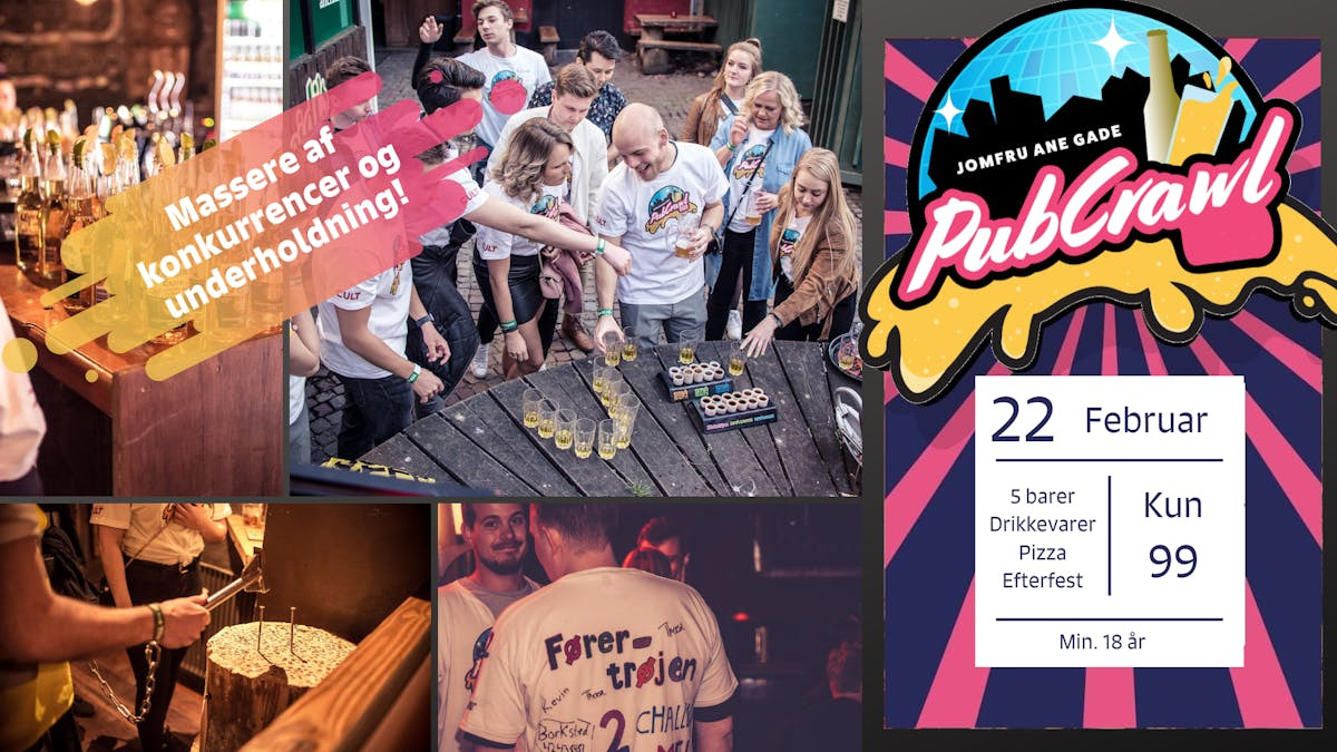 Oplev Aalborgs natteliv med en spændende pubcrawl