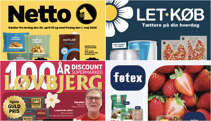 Steff Houlberg pølser til 20 kr. og Rose kylling til 49 kr. - Se de lokale tilbud i Brønderslev