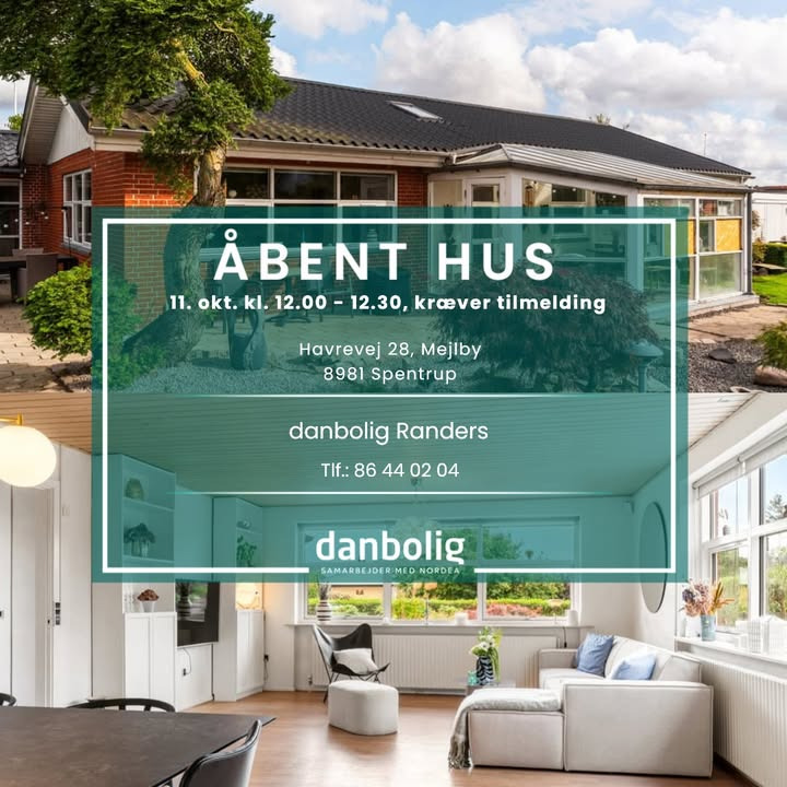 Danbolig Randers inviterer til åbent hus i rummelig familievilla