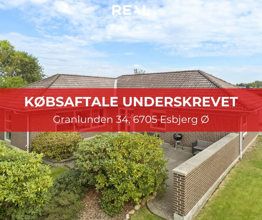 Købsaftale underskrevet på villaen Granlunden 34 i Kvaglund