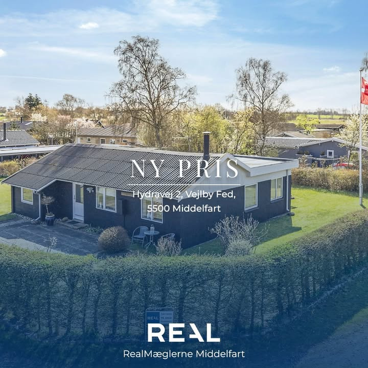 RealMæglerne Middelfart præsenterer nyt prisfald på sommerhus ved Vejlby Fed