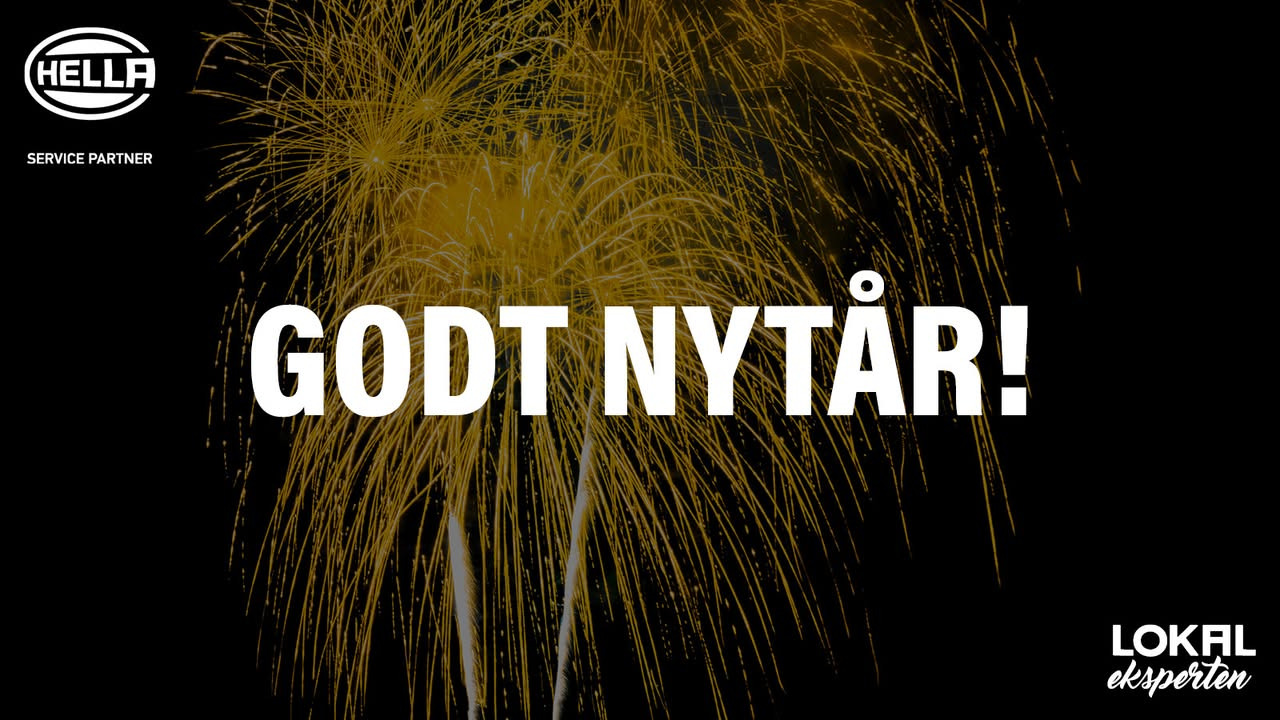 Vesterkjær Auto ønsker godt nytår og giver tips til bilsikkerhed ved fyrværkeri