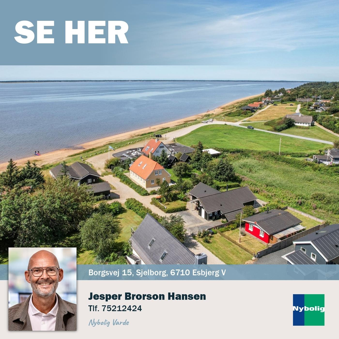 Nybolig Varde: Sommerhus ved stranden i Sjelborg til salg