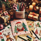 Send en julehilsen til Julemanden fra Dronninglund Bibliotek