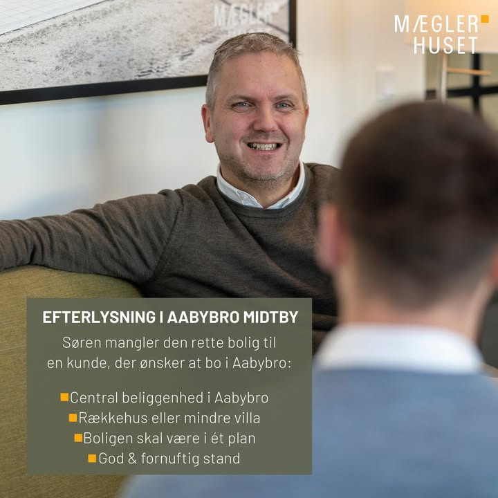 Mæglerhuset - Aabybro efterlyser bolig til køber i Aabybro midtby