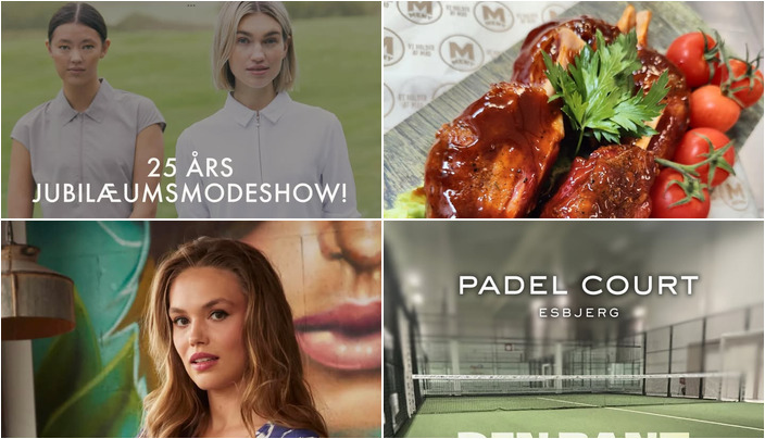 Nyt fra Breinholtgård Golf Klub, Padel Court Esbjerg, MENY HJERTING og 1 anden