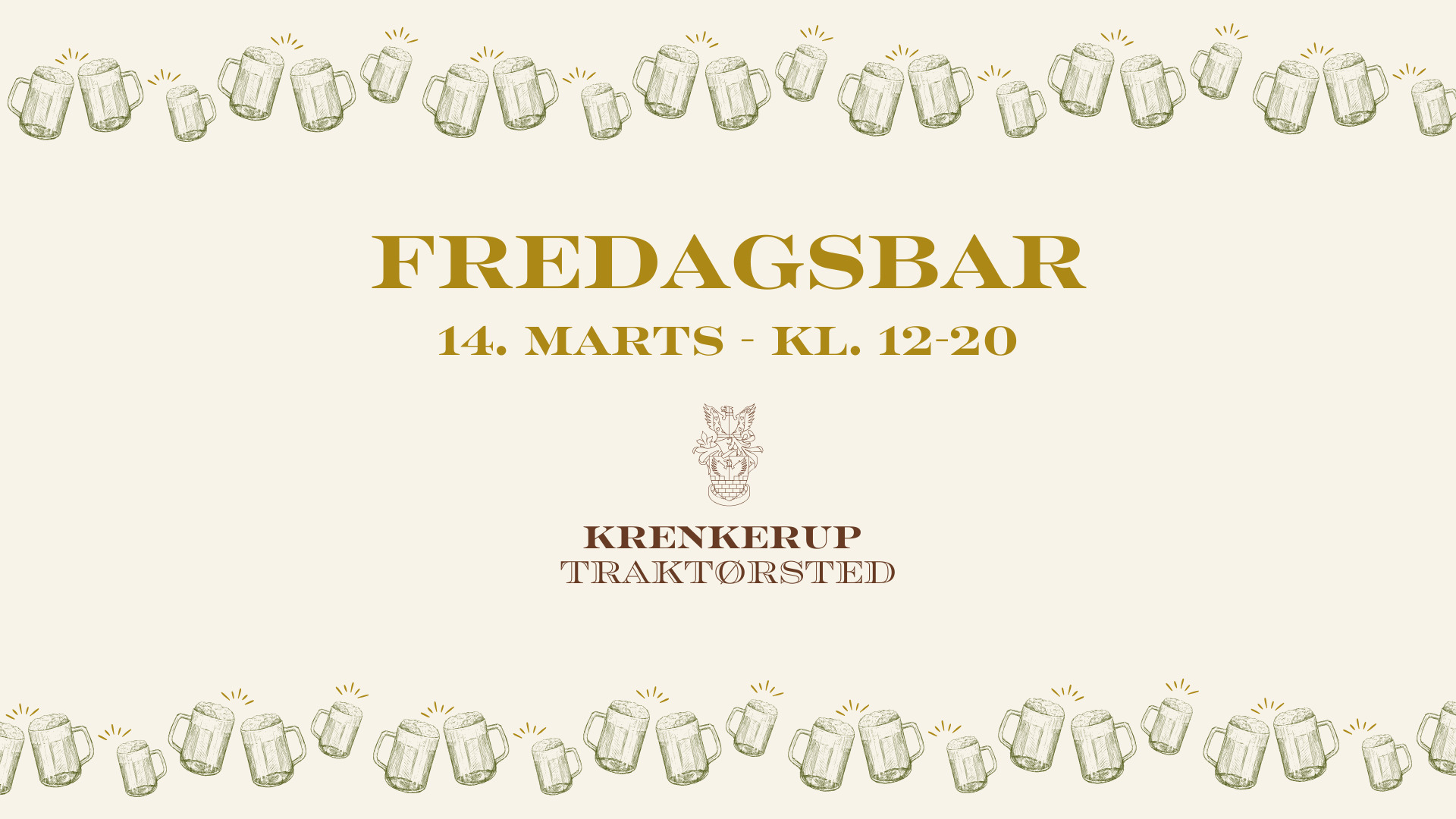 Fredagsbar på Krenkerup Bryggeri: Saml vennerne til en festlig dag