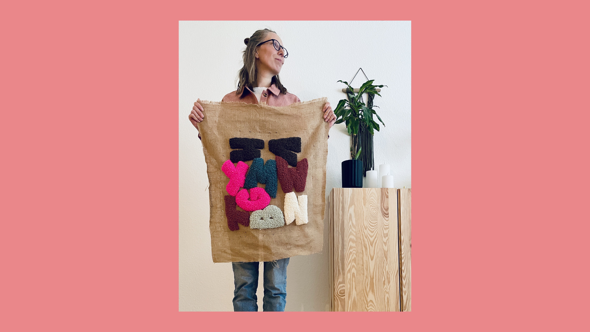 Kender du de populære tuftede vægtæpper? Du kan nu lave dine egne!
