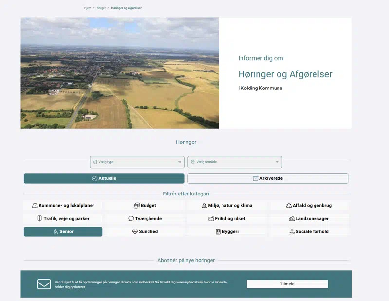 Flere får indflydelse: Kolding åbner for borgerhøringer om senior- og sundhedssager