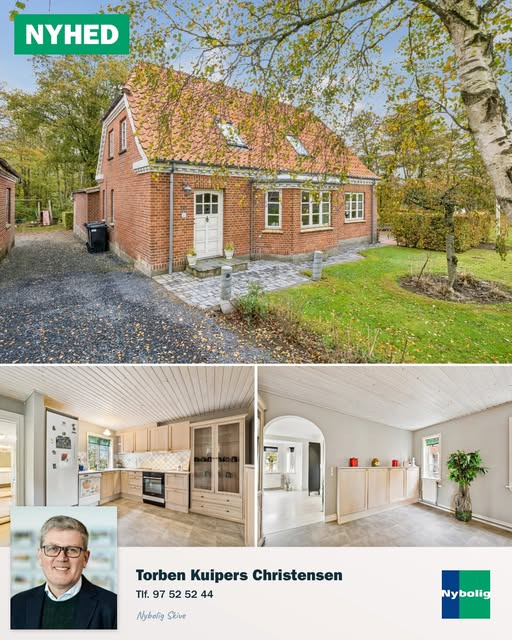 Charmerende murermestervilla til salg hos Nybolig Skive I/S