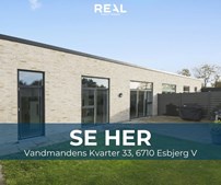 RealMæglerne Esbjerg fremviser rækkehus fra 2020 med attraktive opholdsrum og værelser
