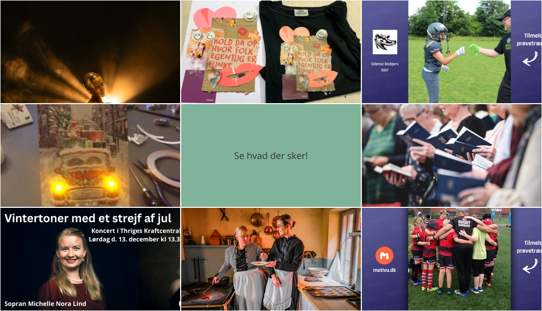 Oplevelser i Odense: Juleforestillinger, workshops og sport i weekenden