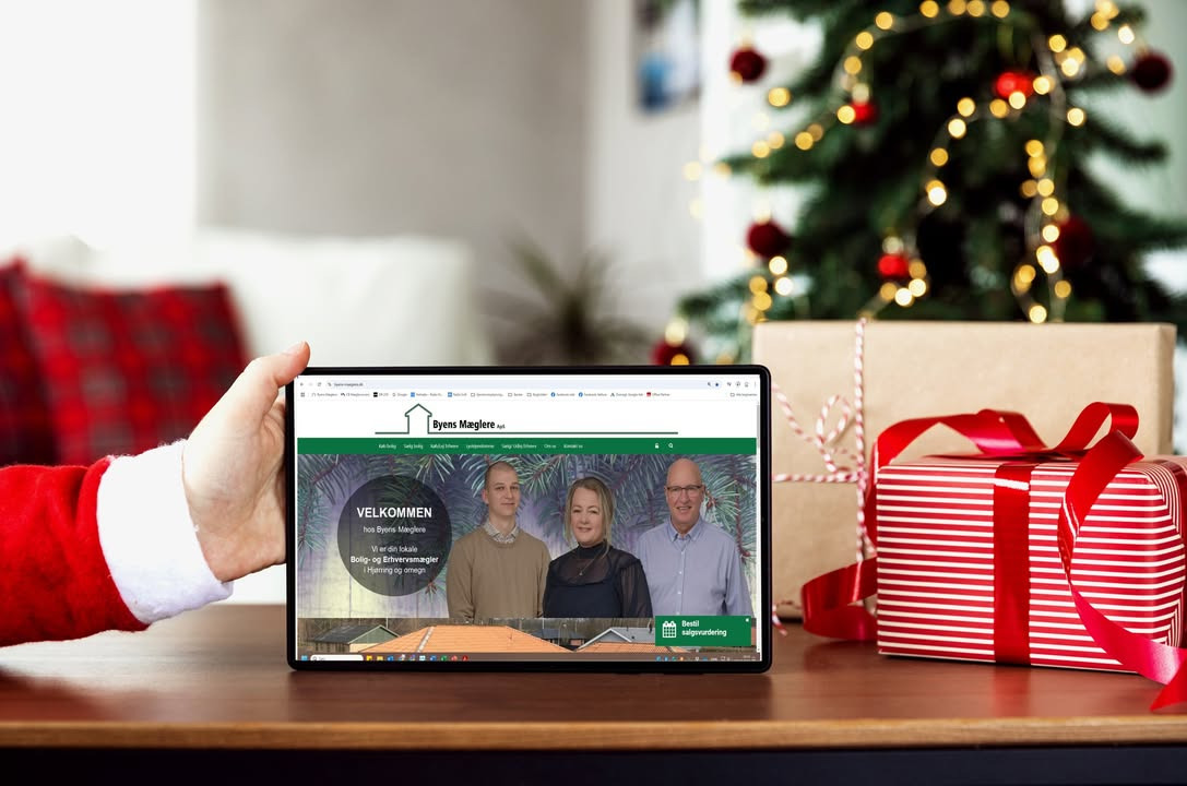 Byens Mæglere ApS i Hjørring: Fortsæt boligjagten online under vores julelukning