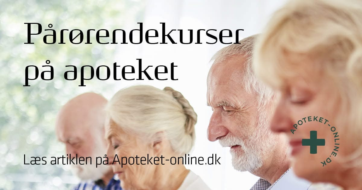 Egå Apotek deler interview om pårørendekurser på apoteket