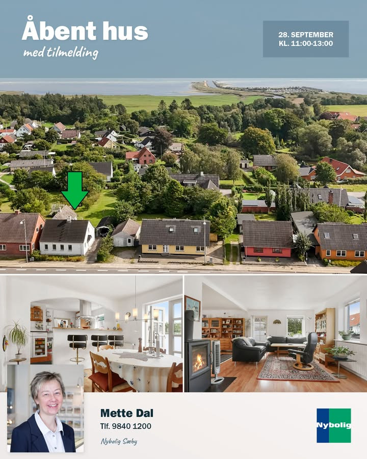 Nybolig Sæby A/S inviterer til åbent hus ved åen med bud ønskes