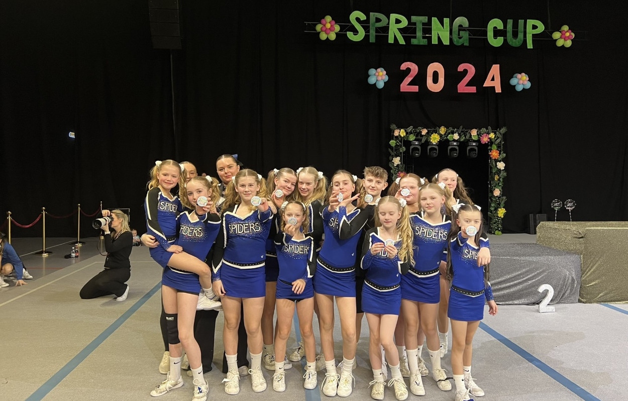 Randers Cheerleaders indtog Royal Stage i Hillerød