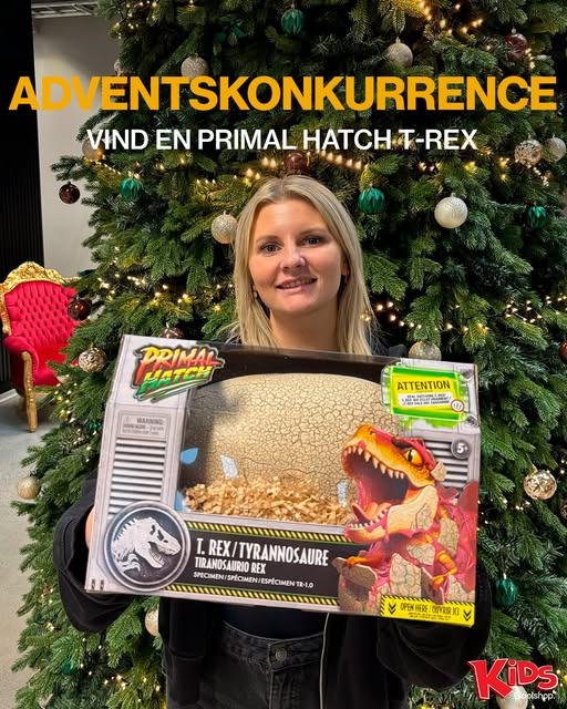 Kids Coolshop lancerer adventskonkurrence med chance for at vinde interaktiv dino-figur