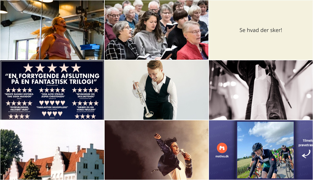 Weekenden i Næstved: Fitness, Fællessang og Kunst & Havemarked