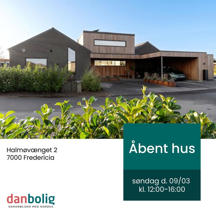 Åbent hus hos danbolig Fredericia: Oplev en arkitekttegnet villa i Skærbæk