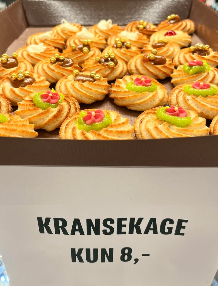 Min Købmand i Asp tilbyder kransekager til nytår ved forudbestilling