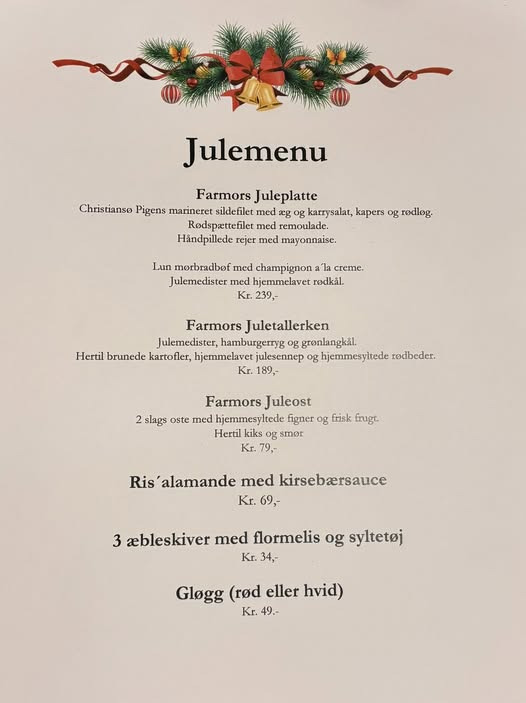 Farmors Cafe inviterer til julestemning med ny julemenu fra 17. november