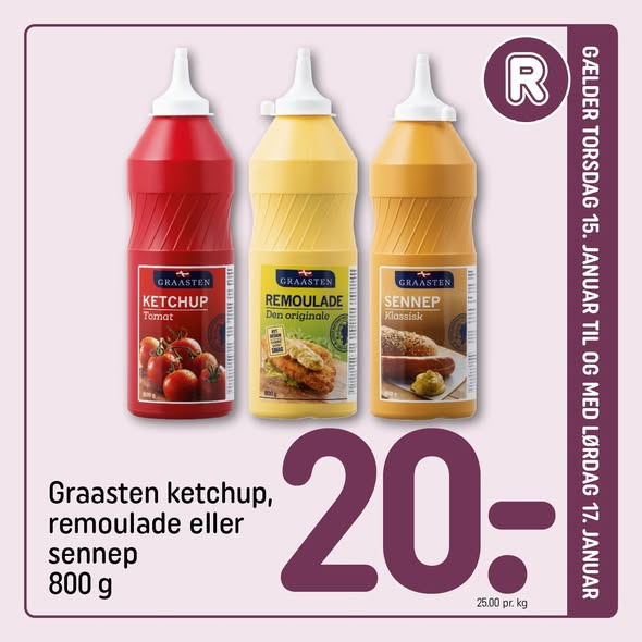 Rema 1000 Halgårdvej annoncerer weekendtilbud fra torsdag til lørdag