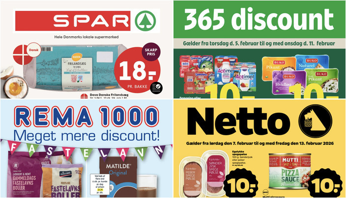 Fastelavnsboller til kun 8 kr. og Egelykke spegepølse til 10 kr. - Se de bedste lokale tilbud