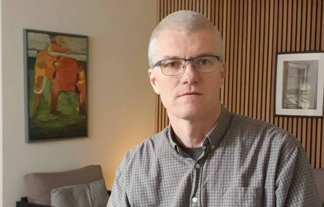 Bo Steendahl fra Trekantens Kropsterapi gik fra at være betonmand til behandler