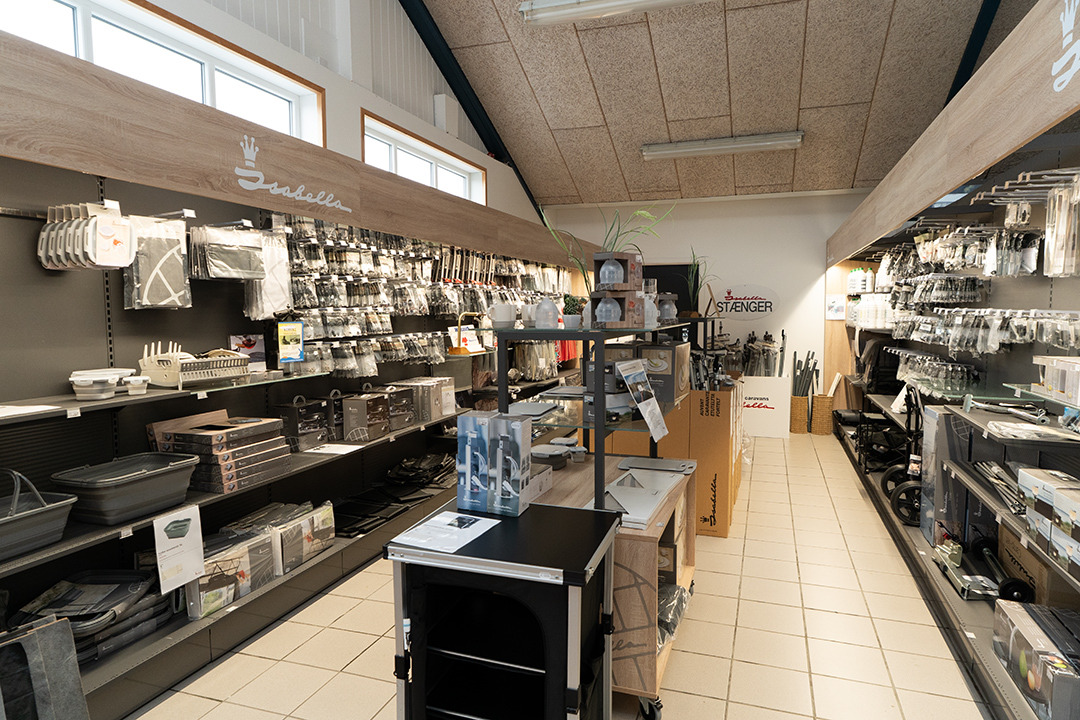Møllegårdens Camping præsenterer Isabella-shop i butikken