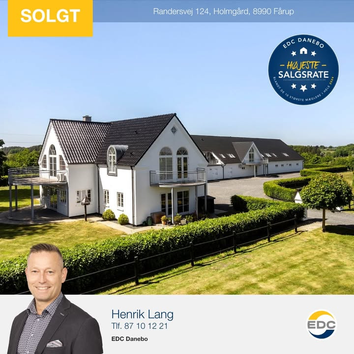 EDC DANEBO sælger udsigtsejendom i Holmgård til prisen