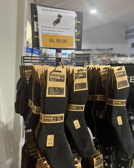 SB Lindgaard A/S tilbyder varme alpaca-sokker til vintervejr