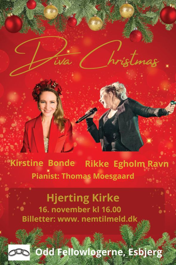 Diva Christmas-koncert i Hjerting Kirke